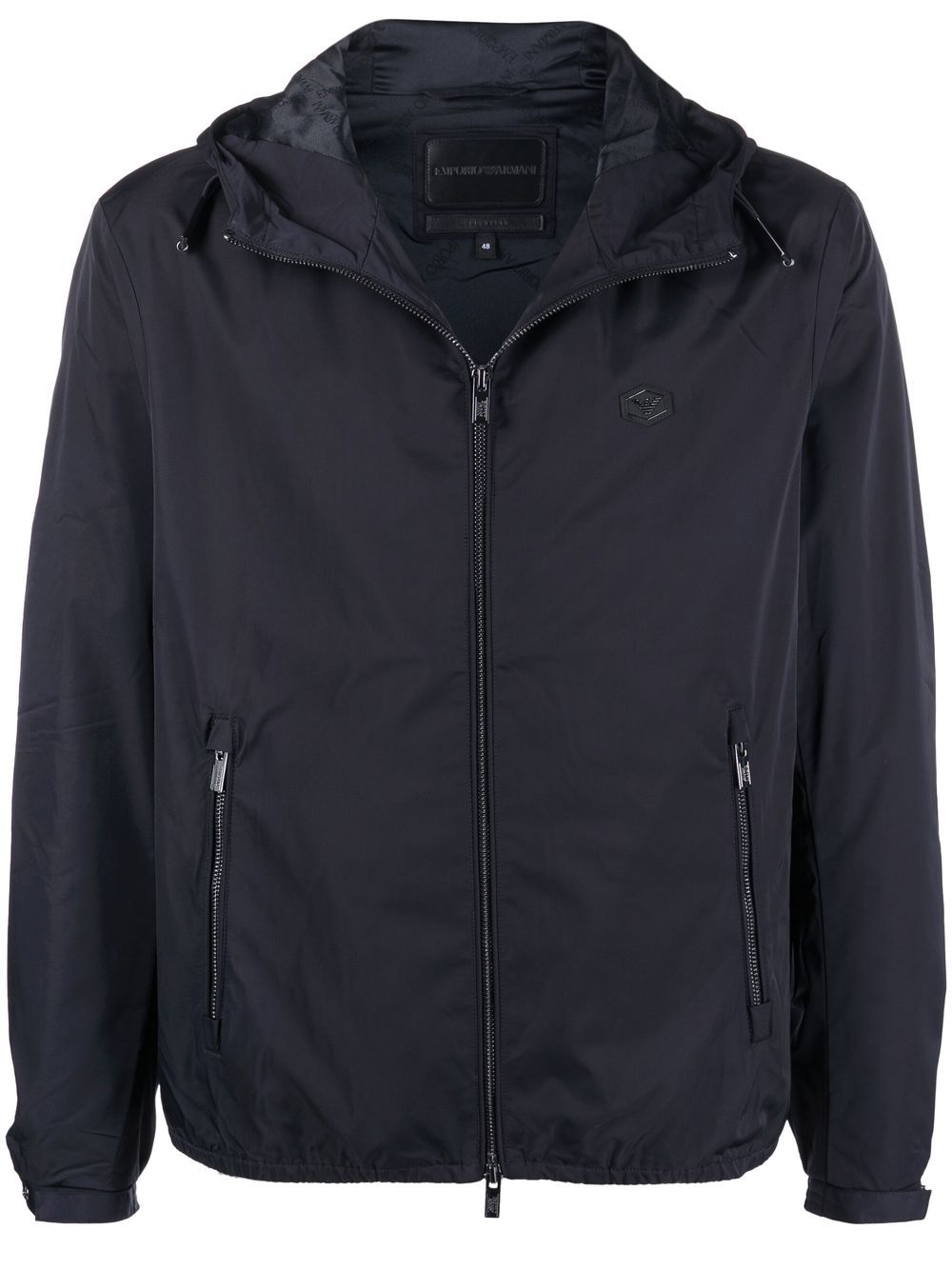 Emporio Armani Emporio Armani Water-repellent hooded jacket