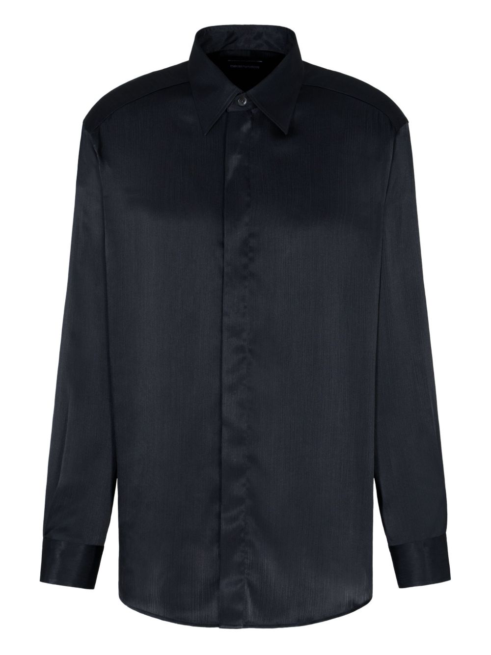 Emporio Armani Emporio Armani Satin-stripe shirt