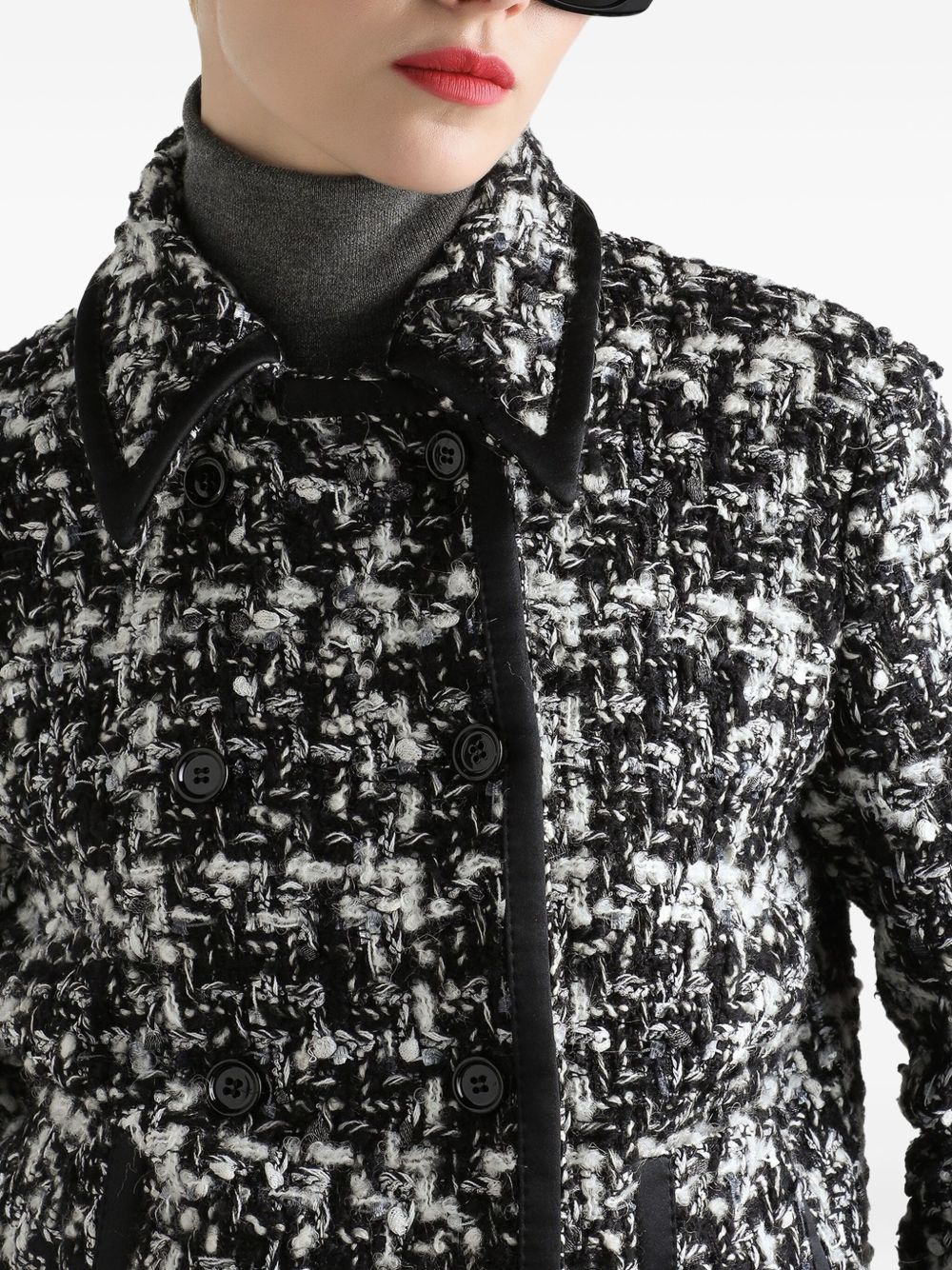 Dolce & Gabbana Dolce & Gabbana Double-breasted jacket in wool blend check