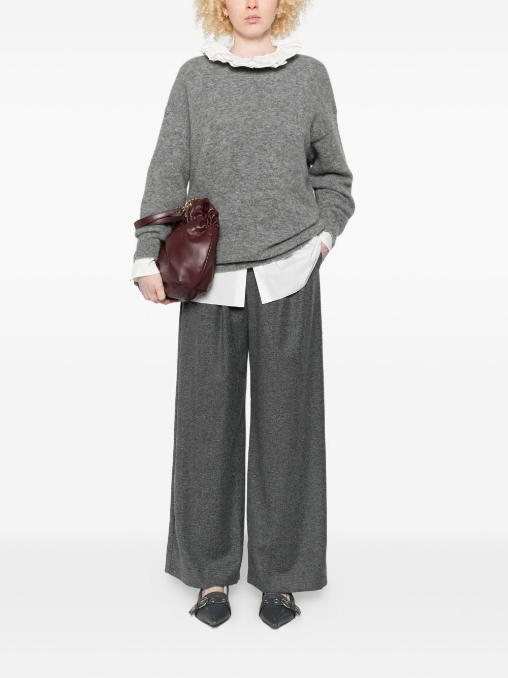 SUSANNE BOMMER Trousers Grey