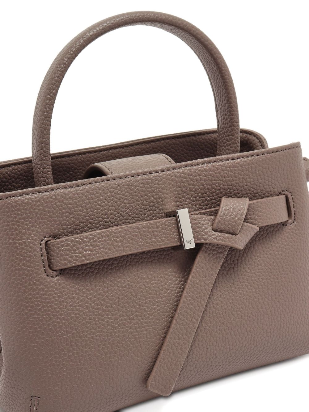 Emporio Armani Emporio Armani Knotted top-handle satchel