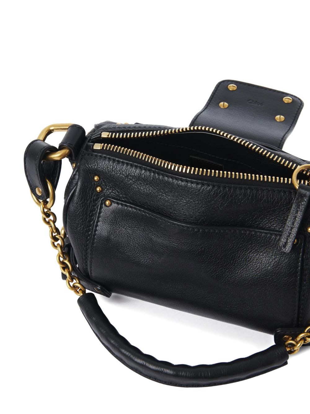 Chloé Chloé Small Paddington chain bag in grained leather