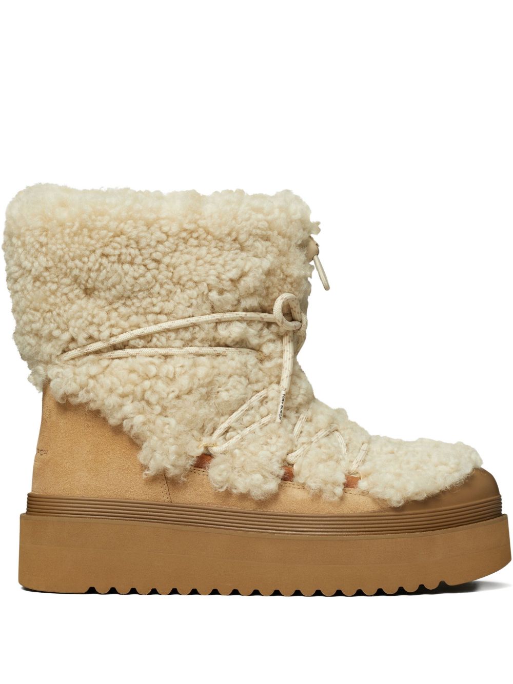 Tory Burch Tory Burch Mellow Shearling Platform Boots.