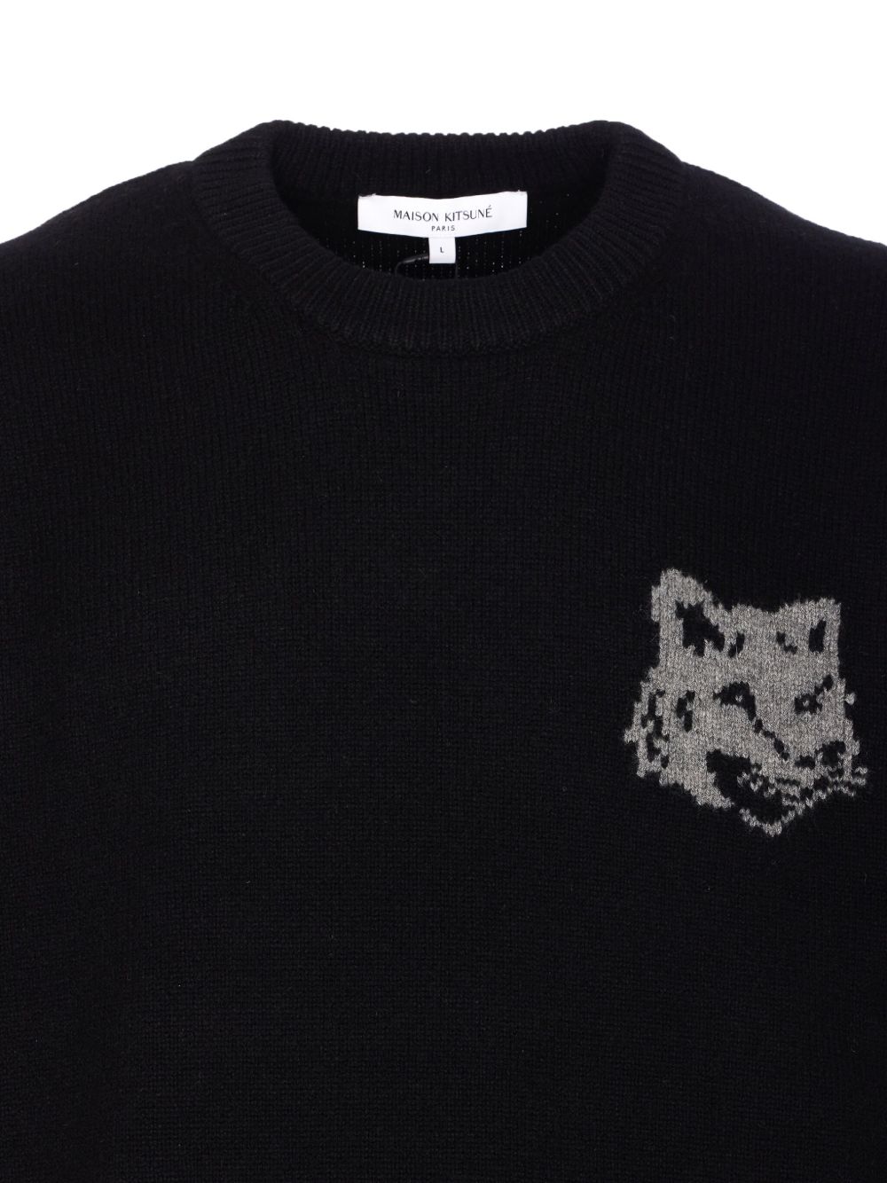 Maison Kitsuné Maison Kitsuné Sweater with fox embroidery