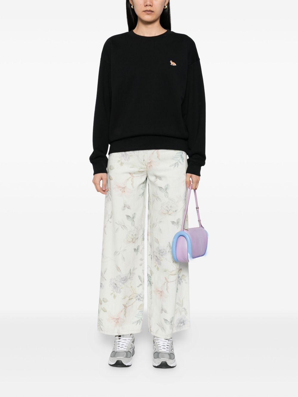 Maison Kitsuné Maison Kitsuné Baby Fox patch cardigan