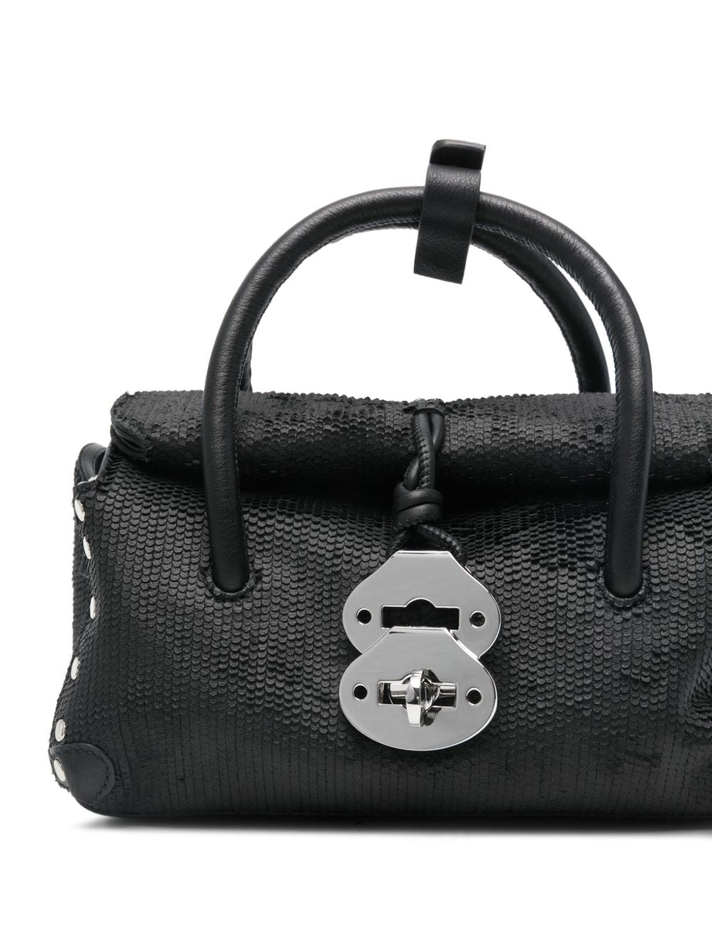 Zanellato Capsule Dotta® Baby Leather Bag Amoretto Black Etna