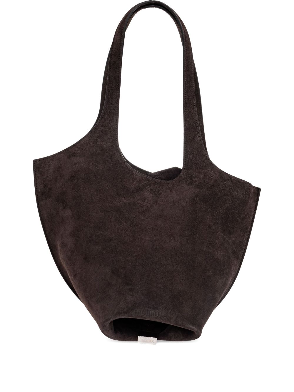 The Attico ''La Scoop'' Dark Brown Shoulder Bag