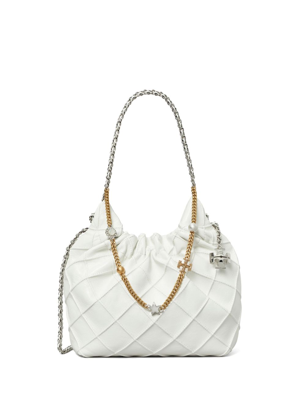 Tory Burch Mini Fleming Soft Distressed Hobo Bag