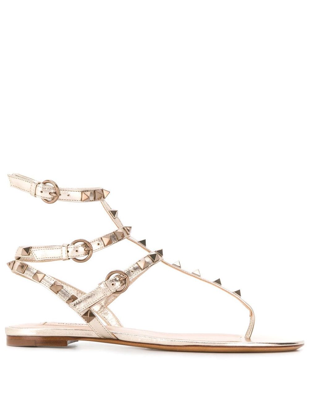 Valentino Garavani Rockstud metallic sandals
