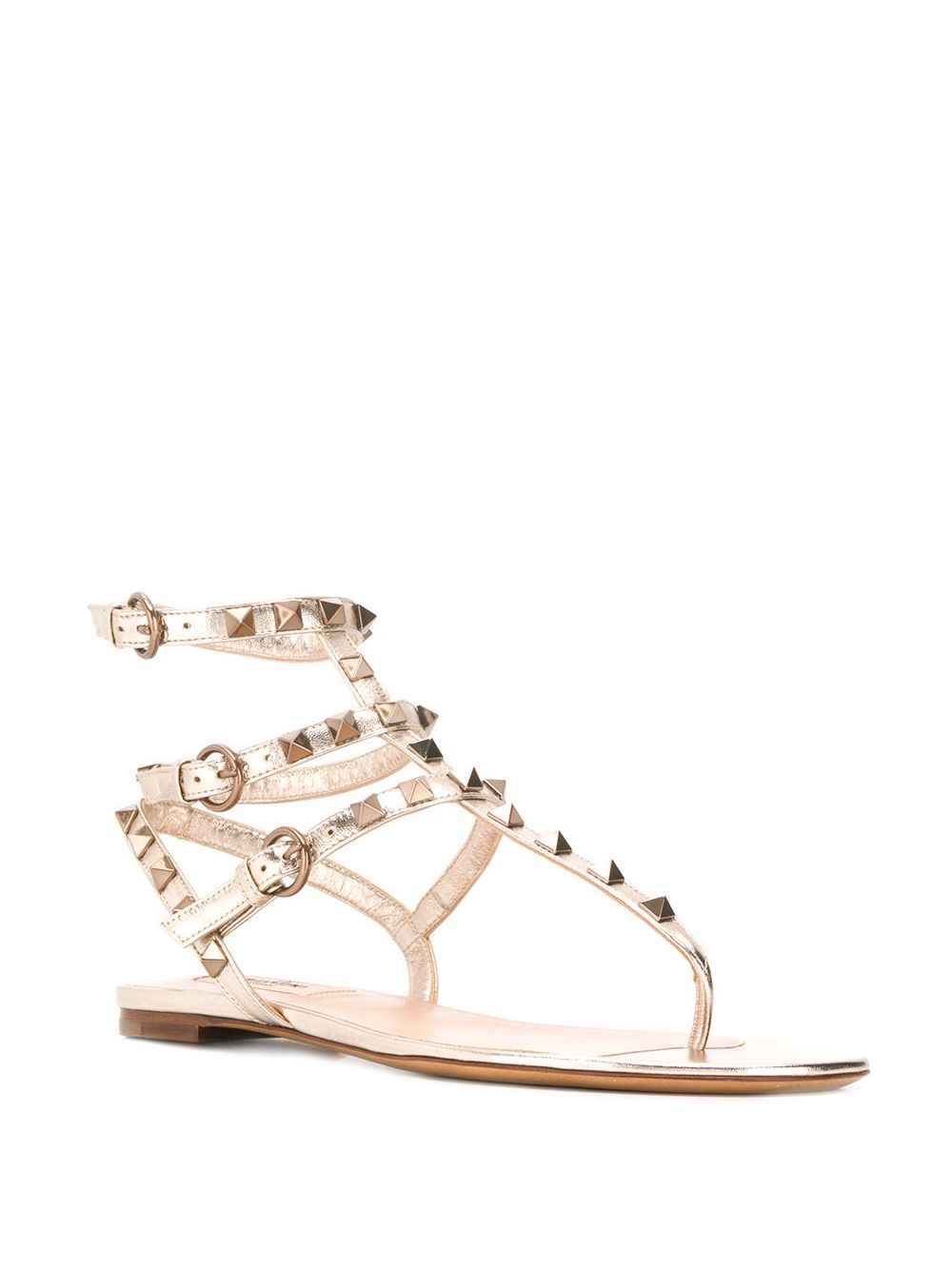 Valentino Garavani Rockstud metallic sandals