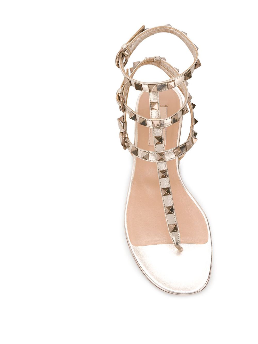 Valentino Garavani Rockstud metallic sandals