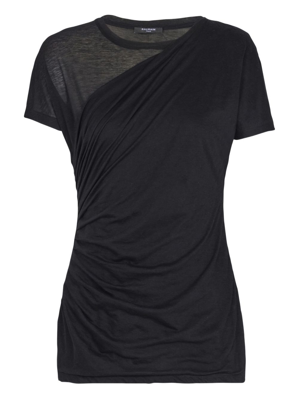 Balmain Balmain T-shirts and Polos Black