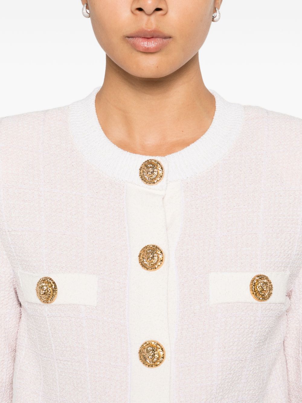 Balmain Tweed buttoned cardigan