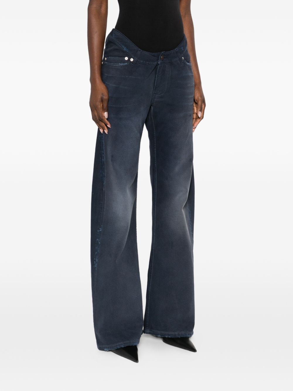 Balenciaga Frayed Denim Jeans