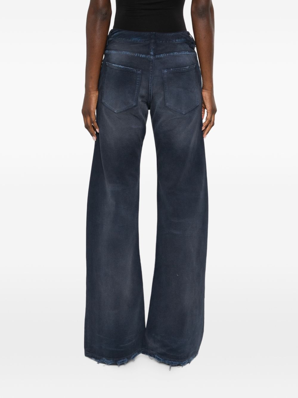 Balenciaga Frayed Denim Jeans