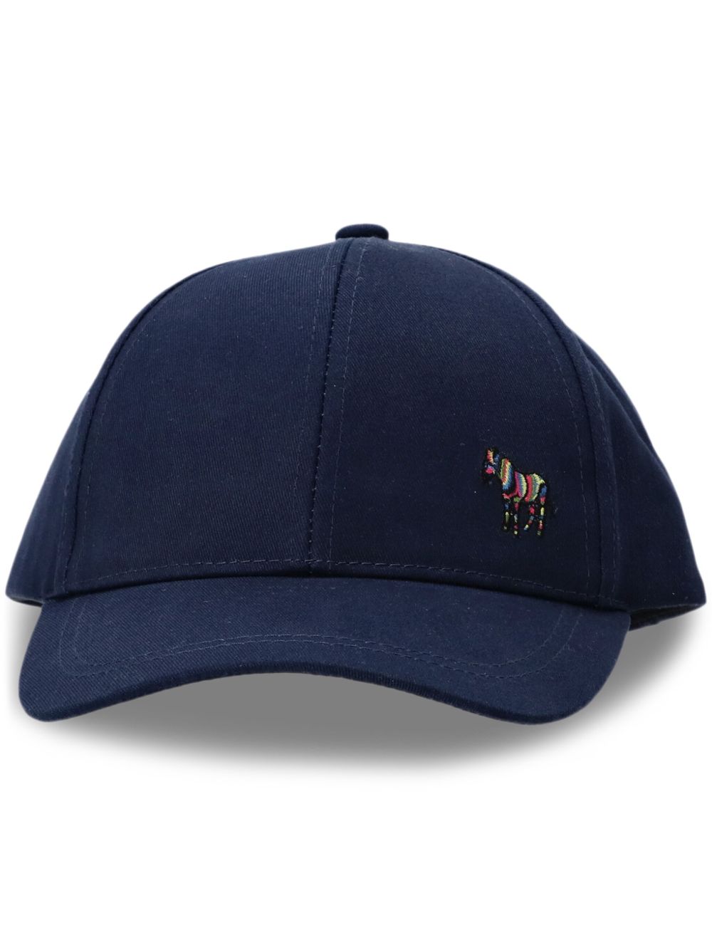 Paul Smith Navy Cotton Zebra Logo Baseball Cap