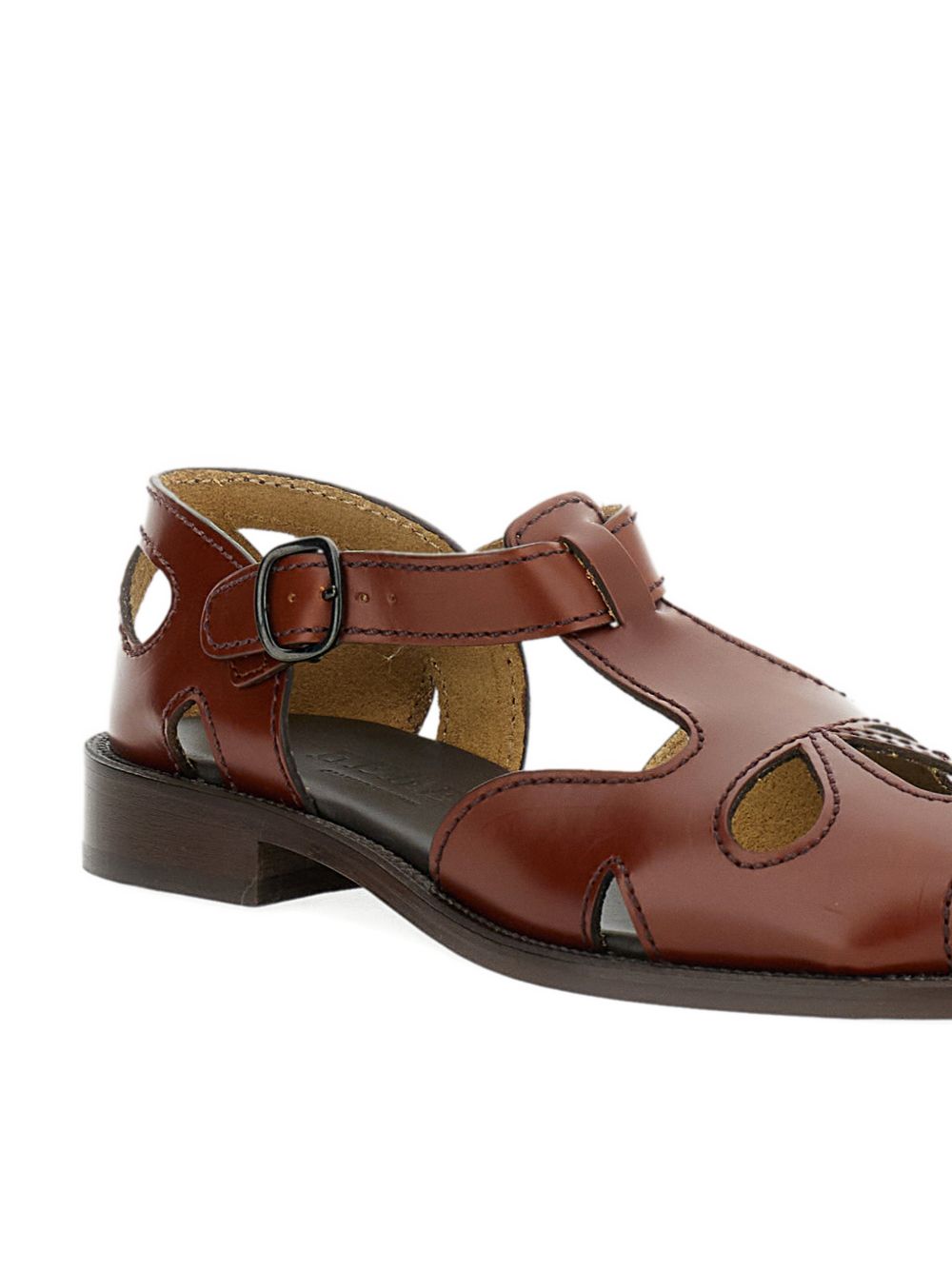 HEREU Sandals Leather Brown