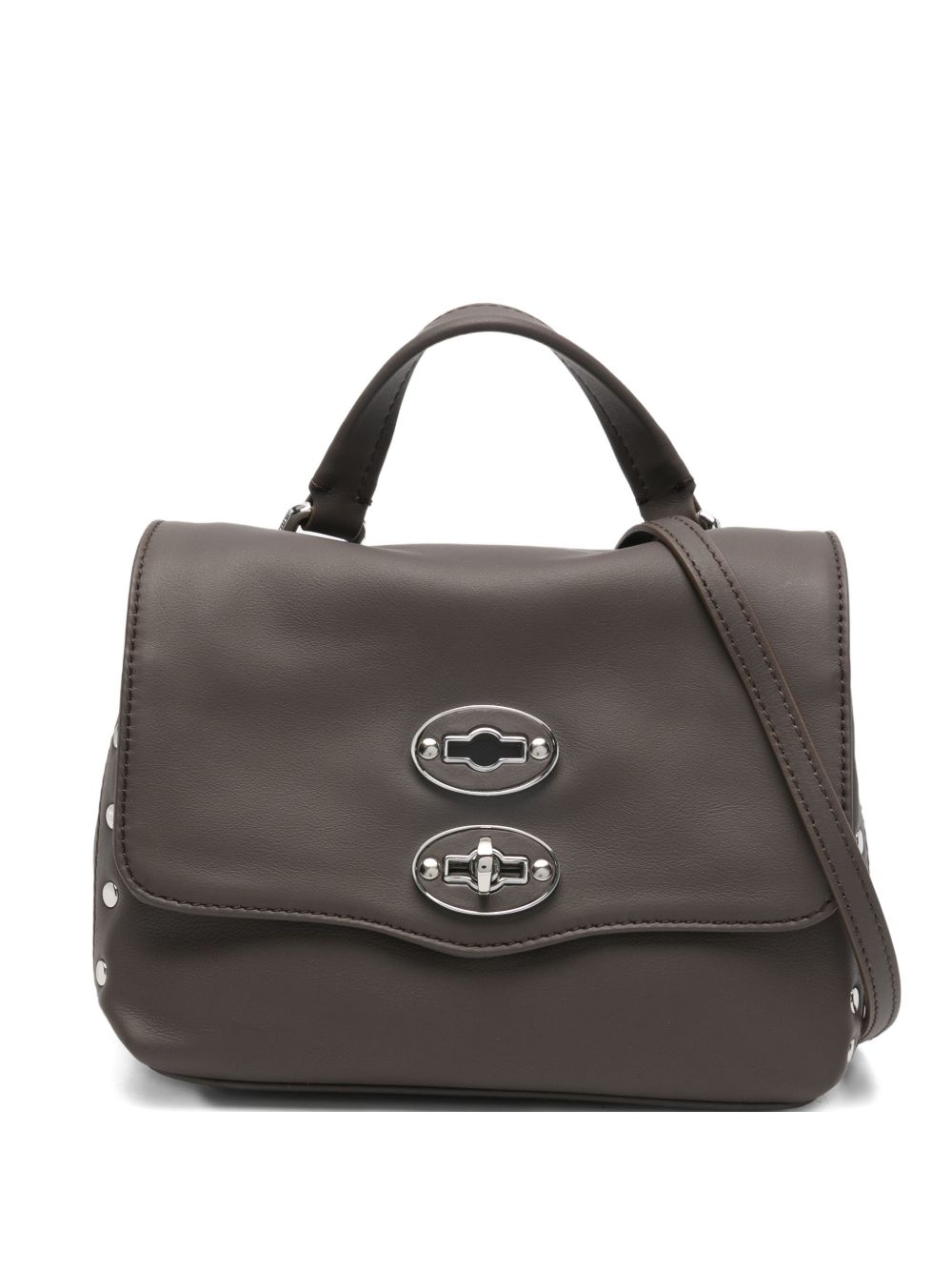 Zanellato Postina® Baby Bag In Smooth Brown Gianduiotto Leather