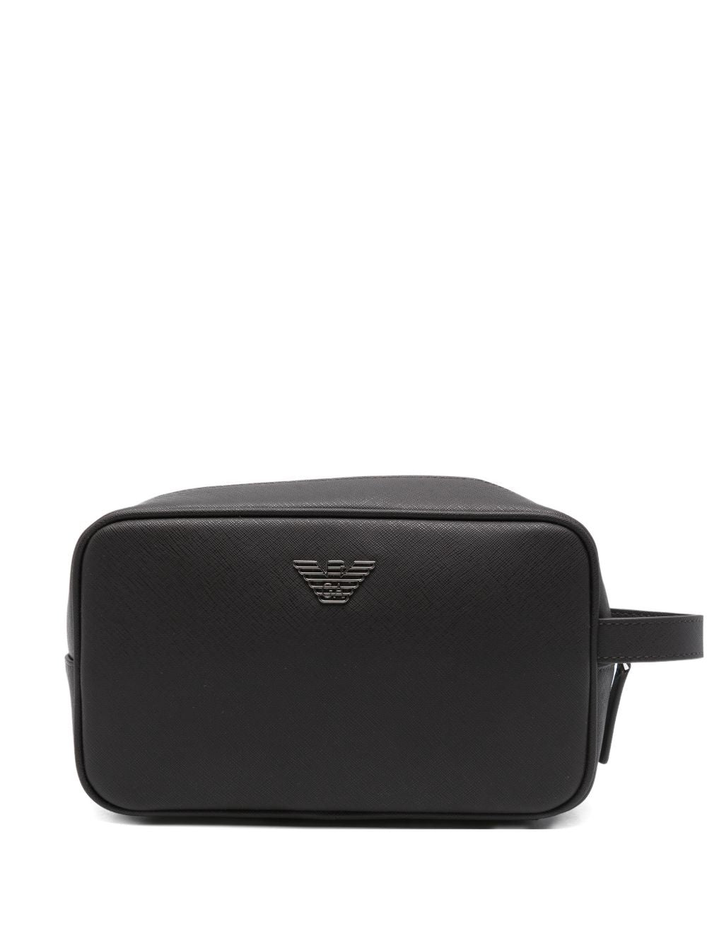 Emporio Armani Asv Regenerated Saffiano Washbag