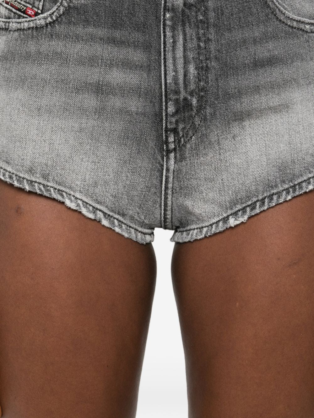 Diesel distressed effect Denim cotton shorts