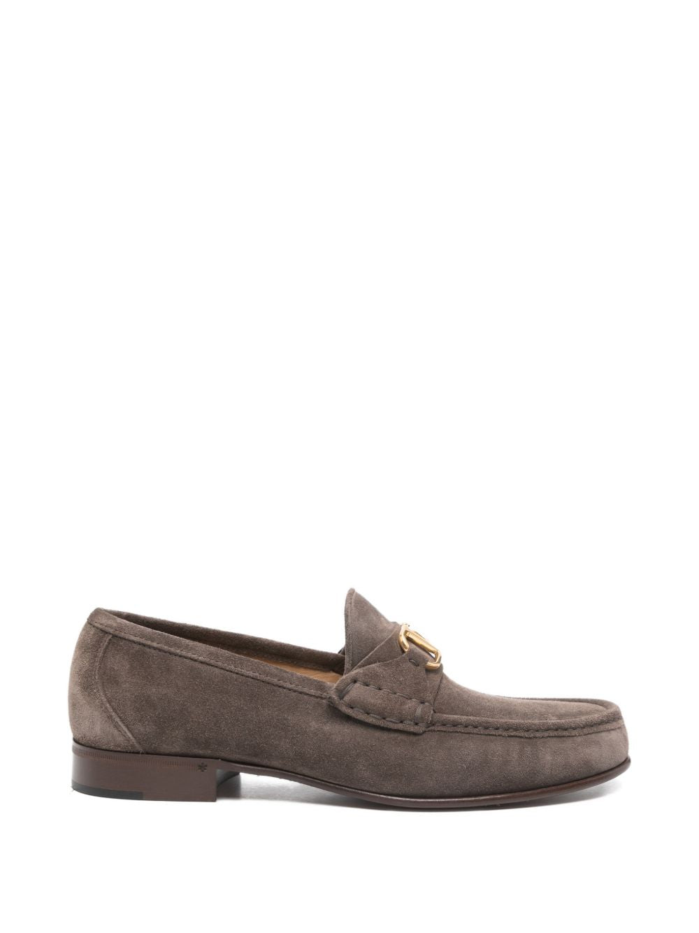 Valentino Garavani VLogo Signature suede loafers.