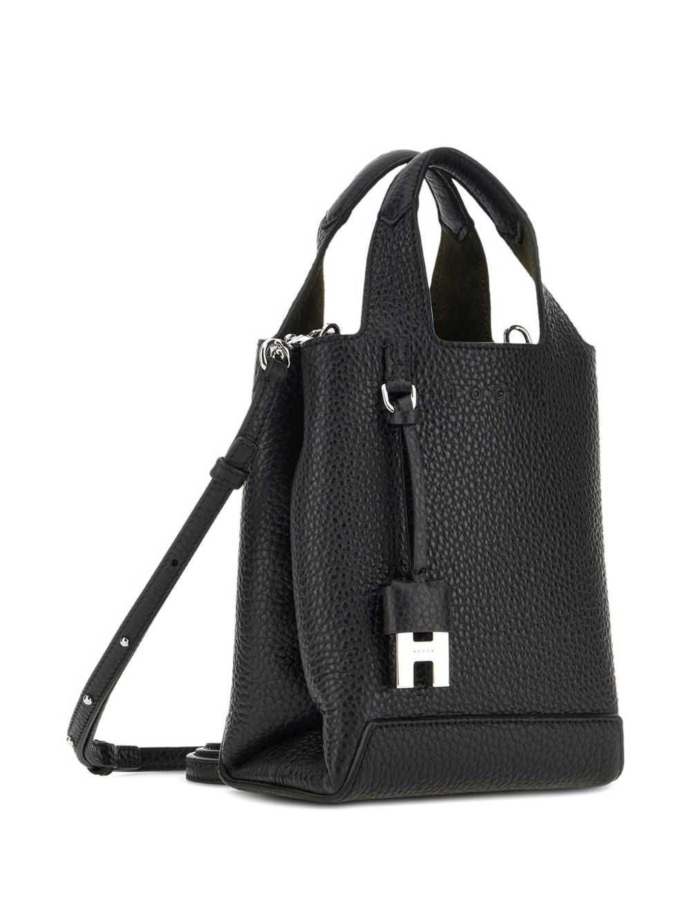 Hogan Mini Black Shopping Bag