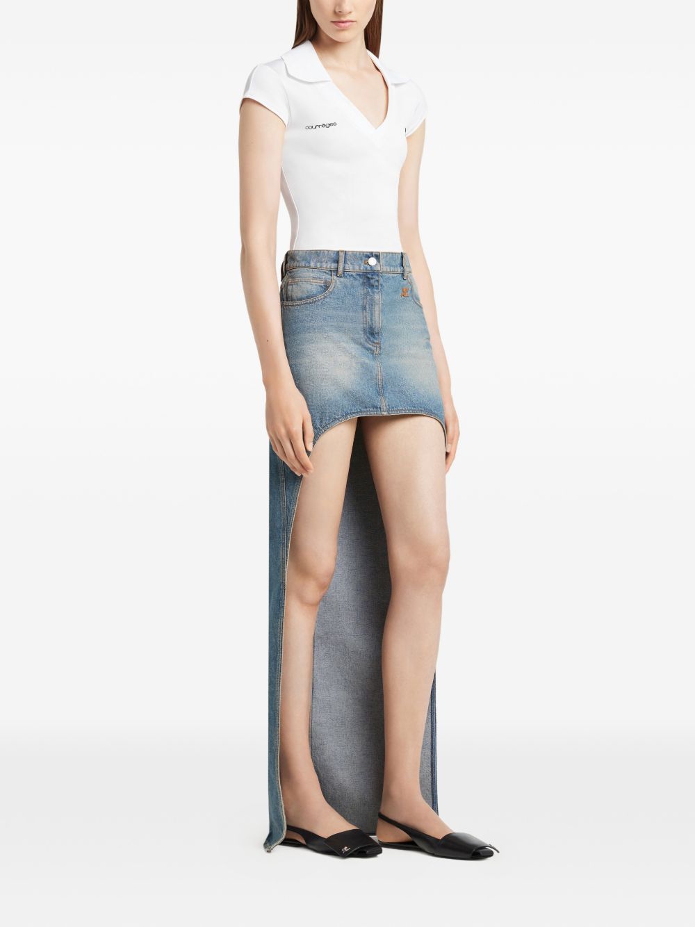 COURREGES PRE T-shirts and Polos White