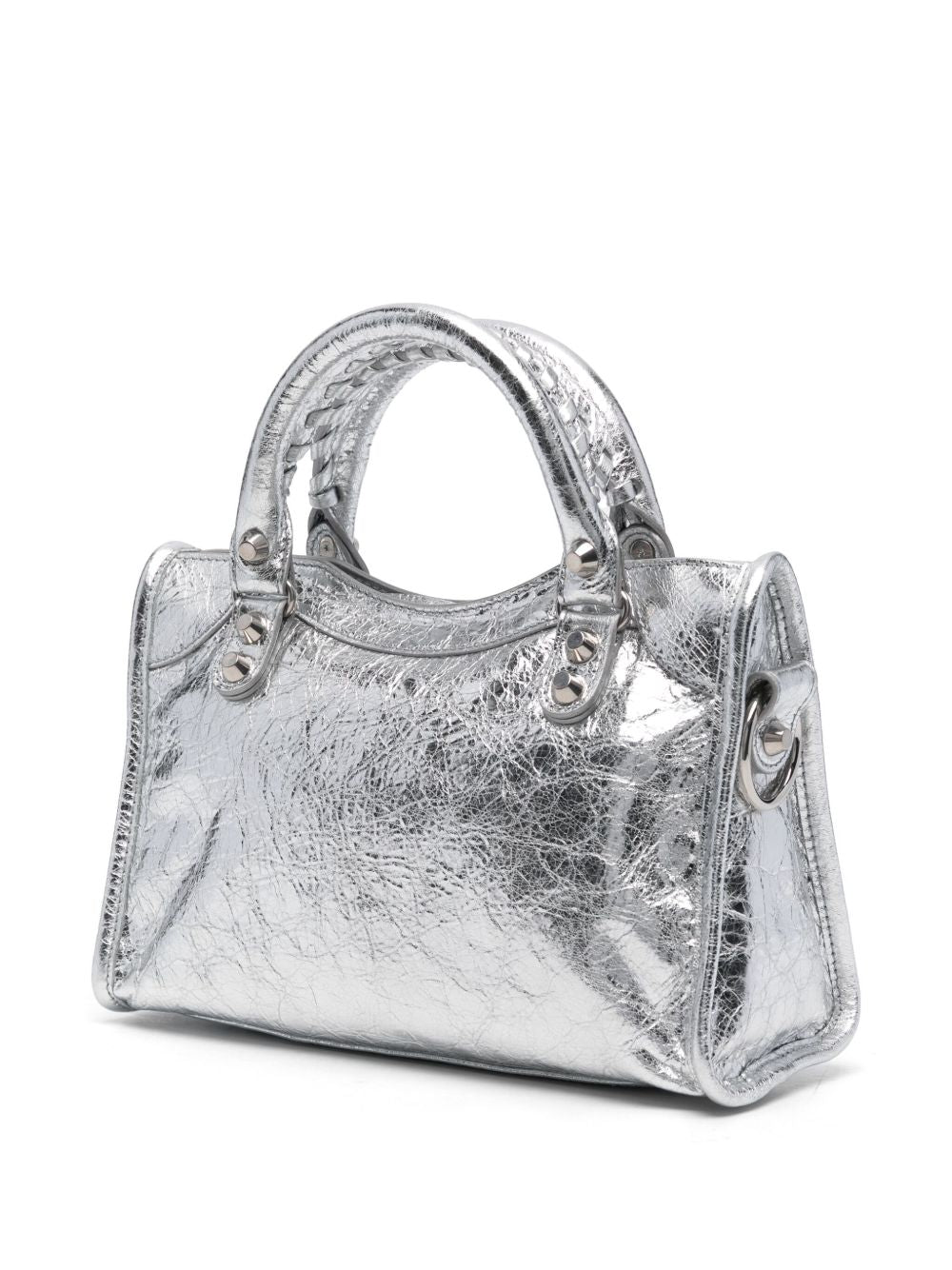Balenciaga Le City Mini Bag In Silver