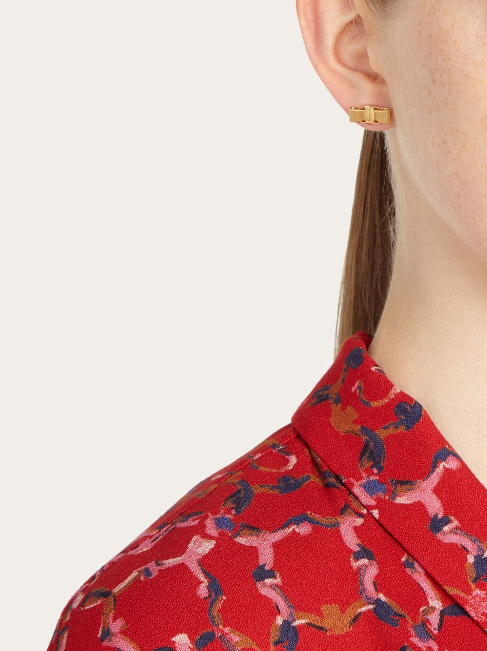 Ferragamo Vara Bow Earrings