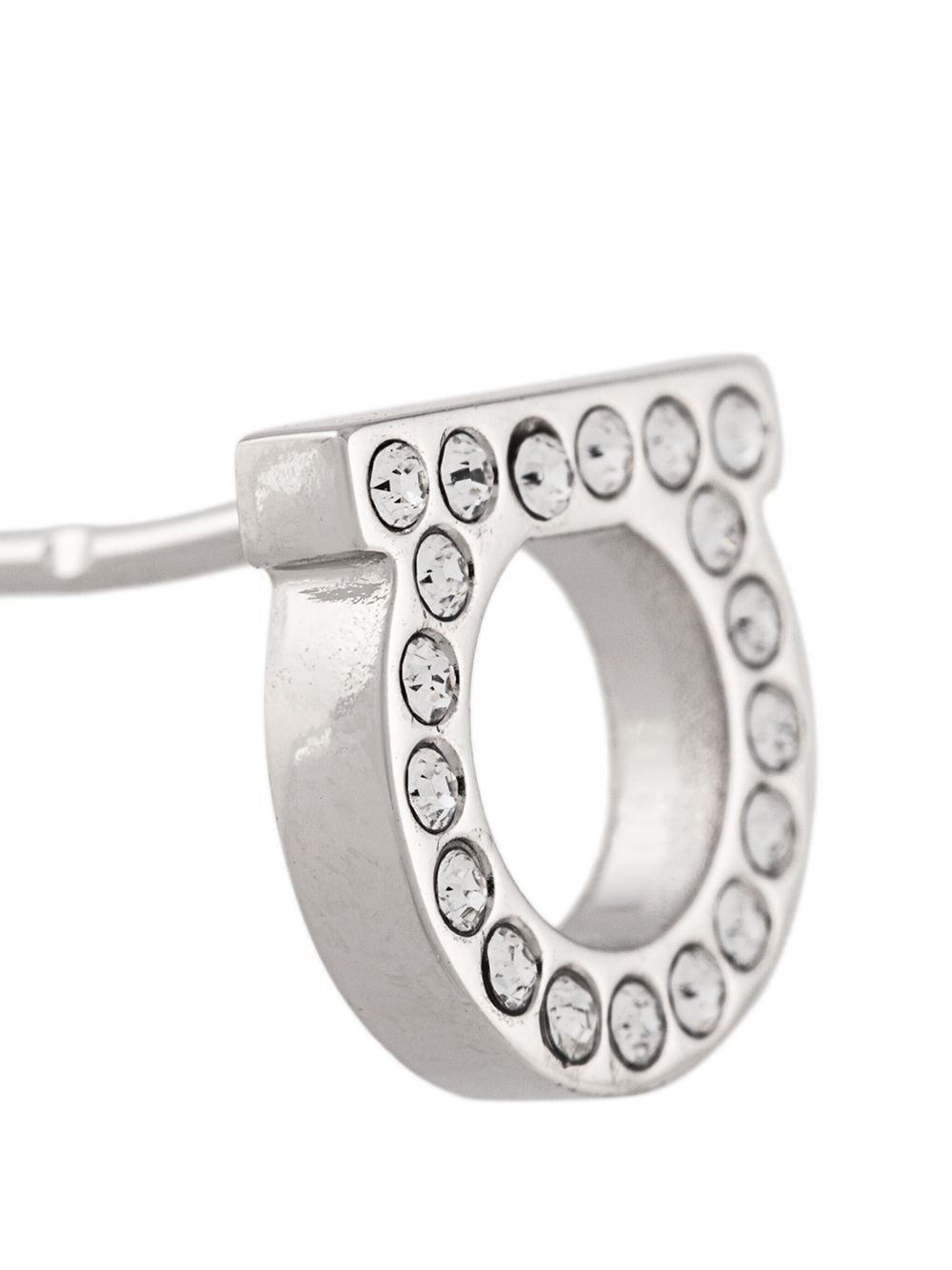 Ferragamo Gancini Crystals Earrings