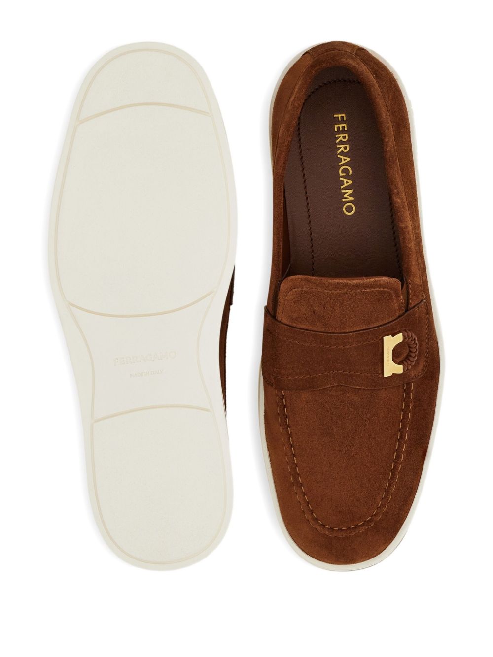 Ferragamo Flat shoes Brown