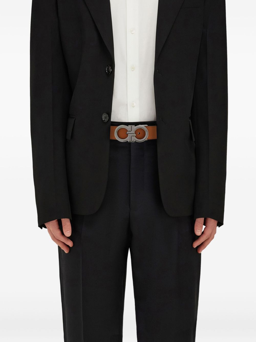 Ferragamo Reversible And Adjustable Gancini Belt