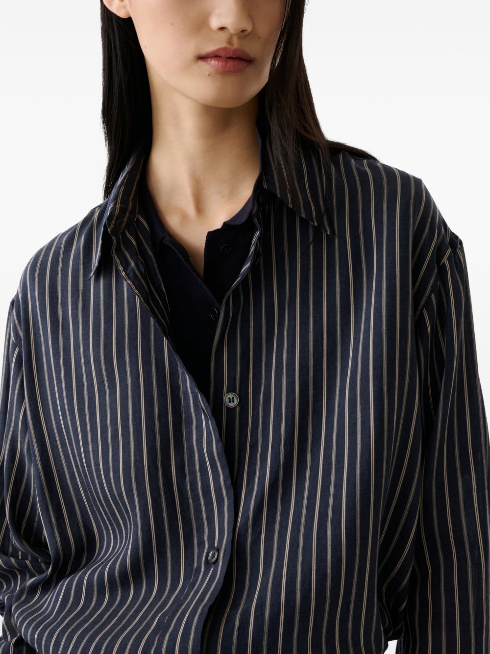 STUDIO NICHOLSON PRE Shirts Blue