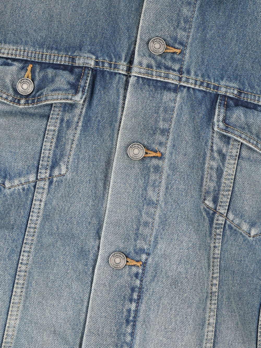 Saint Laurent Coats Blue