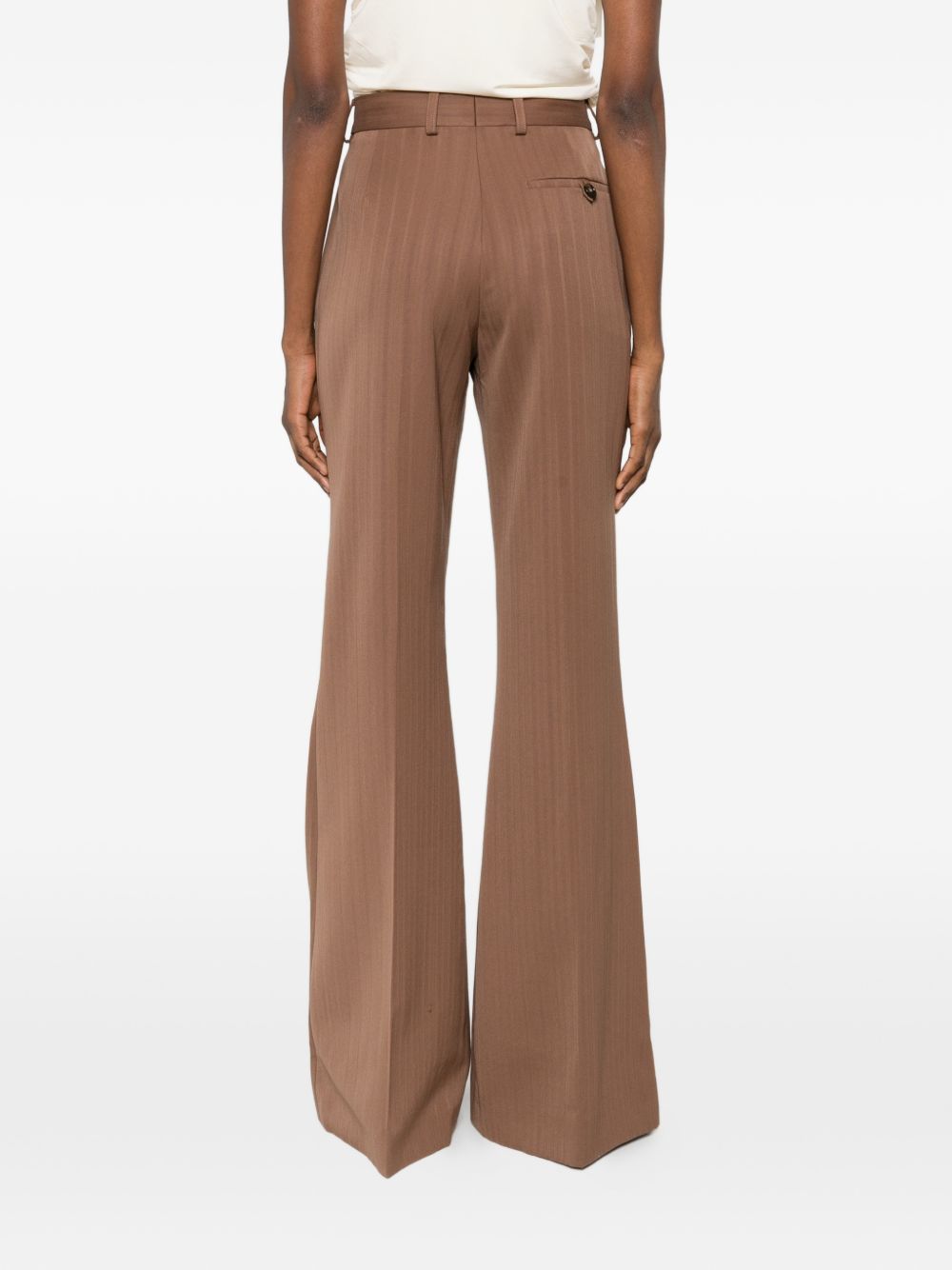 Stella McCartney Trousers Leather Brown