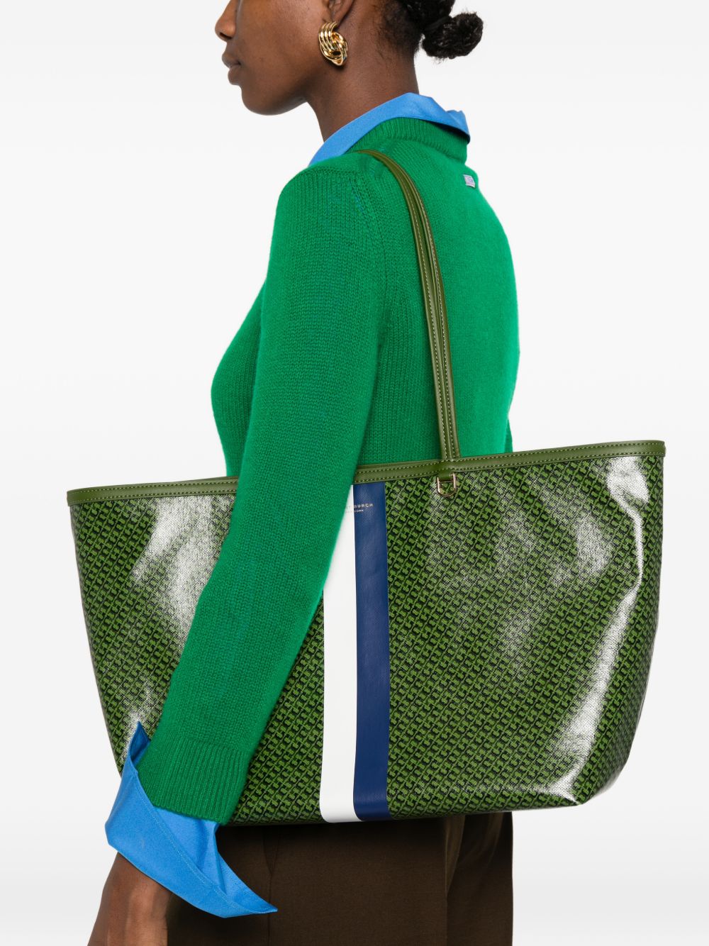 Tory Burch Racer Shopping Bag