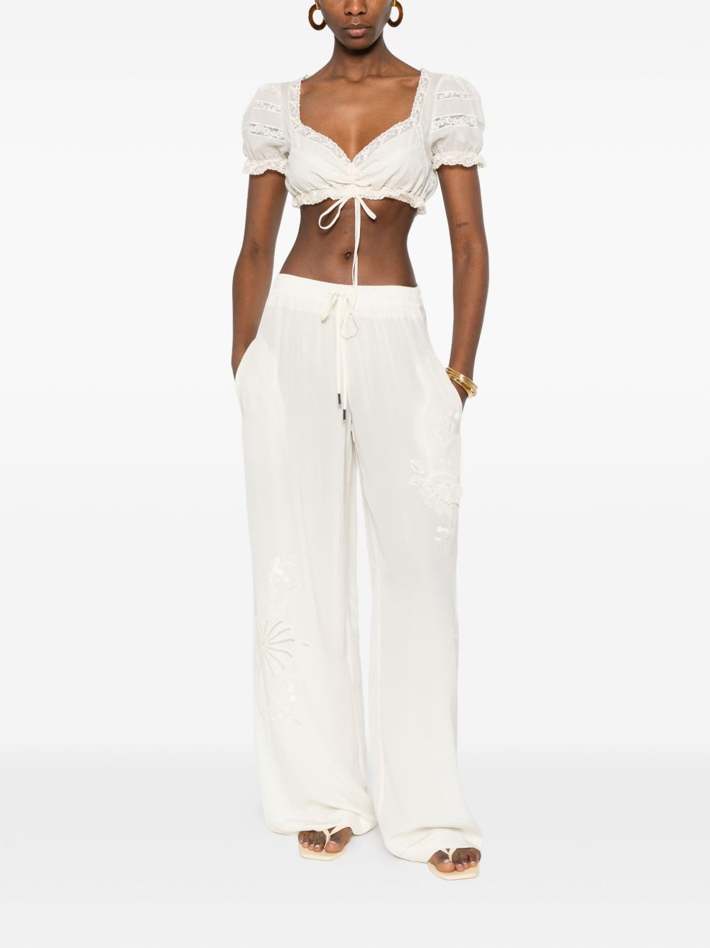 Ermanno Scervino Trousers White