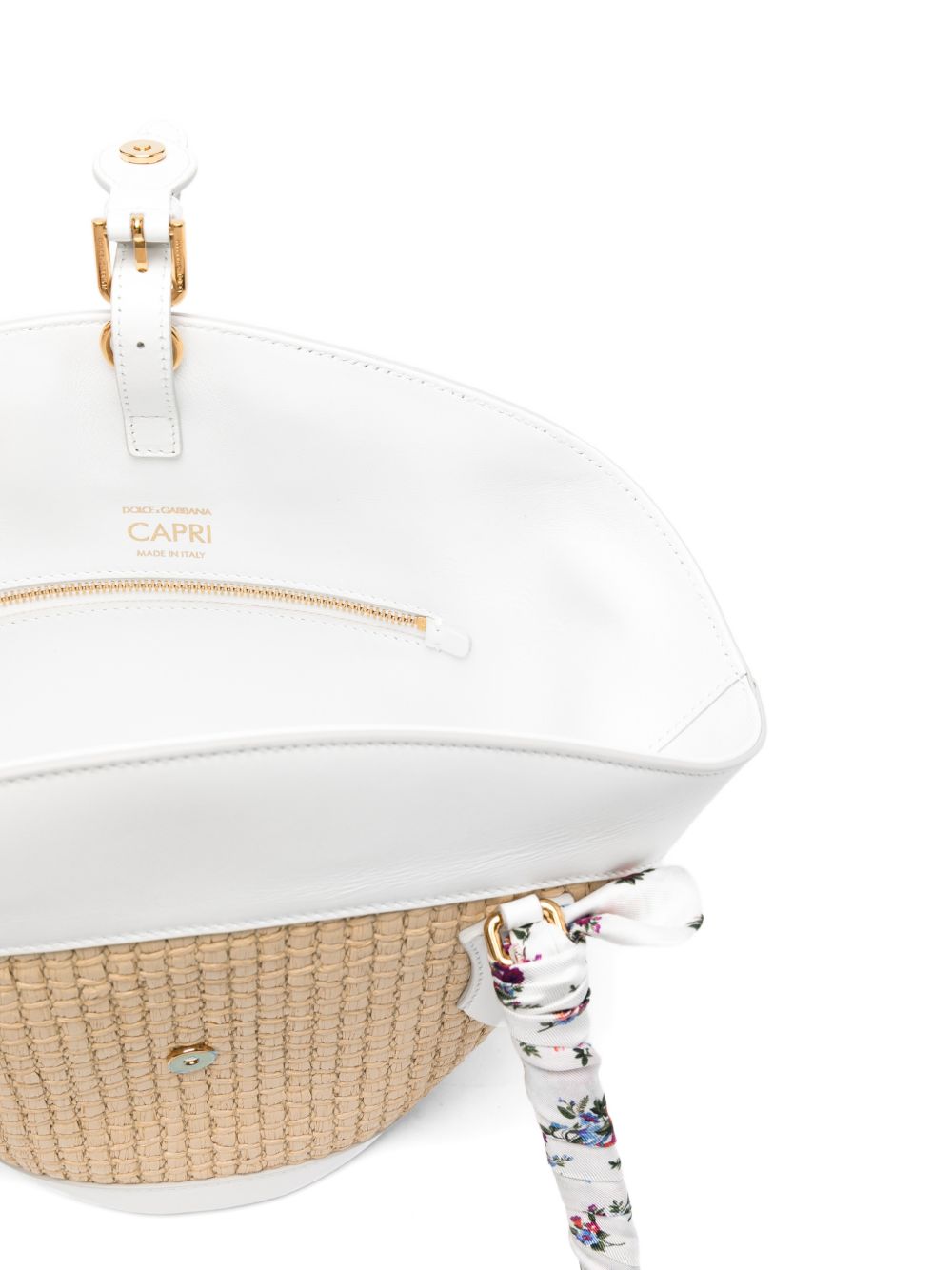 Dolce & Gabbana Floral-Handle Tote Bag