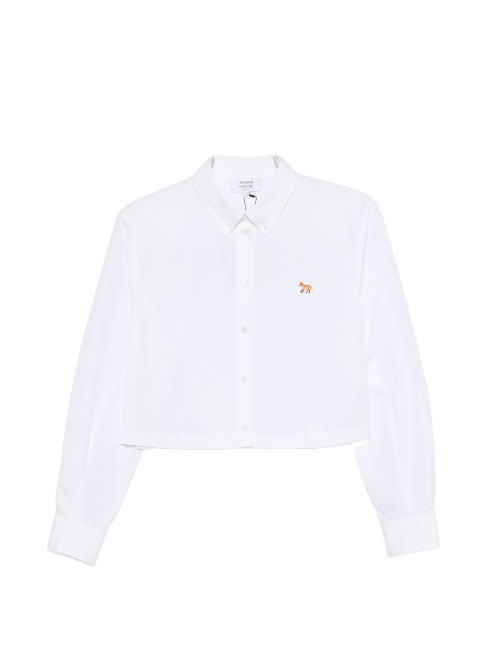 Maison Kitsuné baby fox cropped shirt