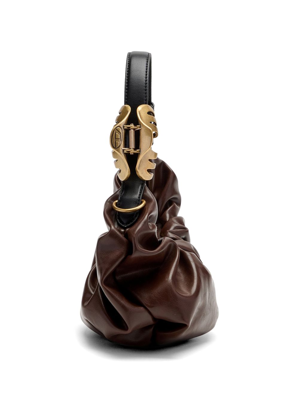 Diesel Grab-D-Small Ruched Hobo Bag