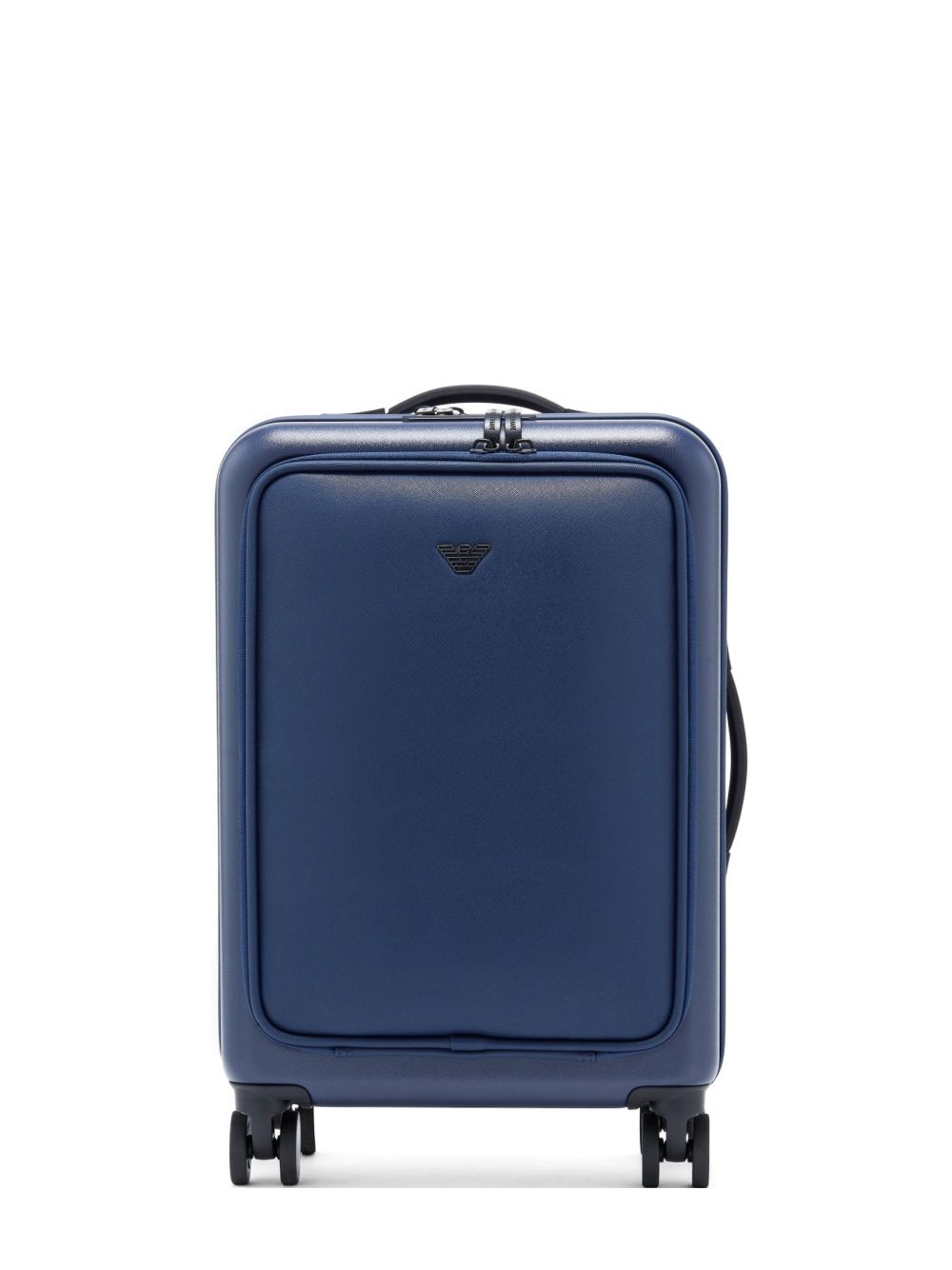 Emporio Armani Abs Cabin Trolley With Saffiano Detail And Eagle Plaque