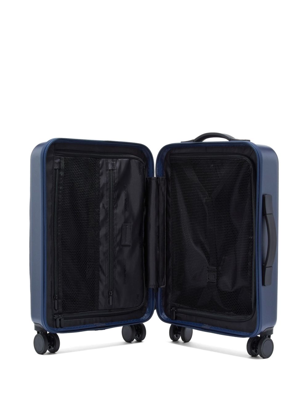 Emporio Armani Abs Cabin Trolley With Saffiano Detail And Eagle Plaque
