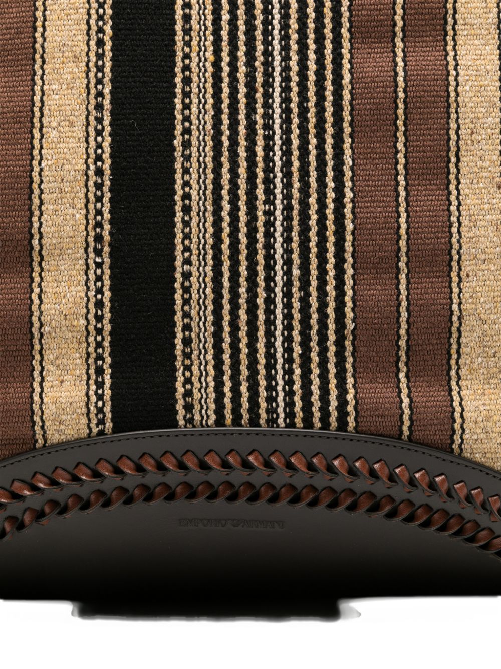 Emporio Armani Emporio Armani Striped Tote Bag