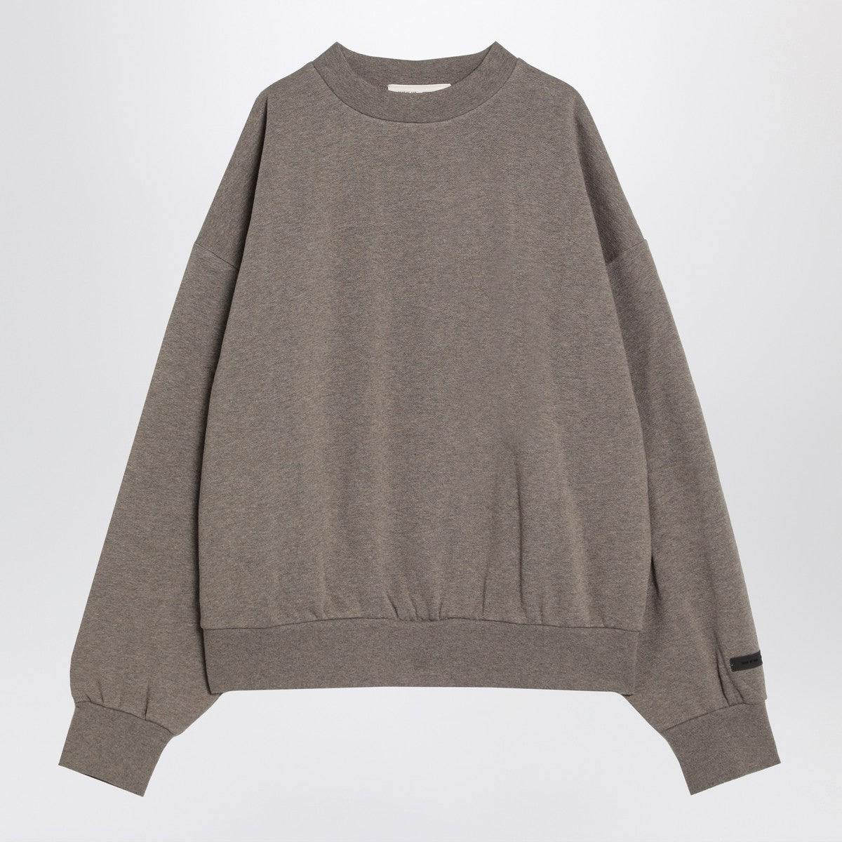 Fear of God Essentials Fear of God Essentials Grey fleece cotton sweatshirt with logo