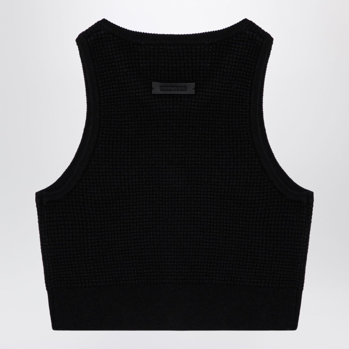 Fear of God Essentials Fear of God Essentials Sporty black honeycomb tank top