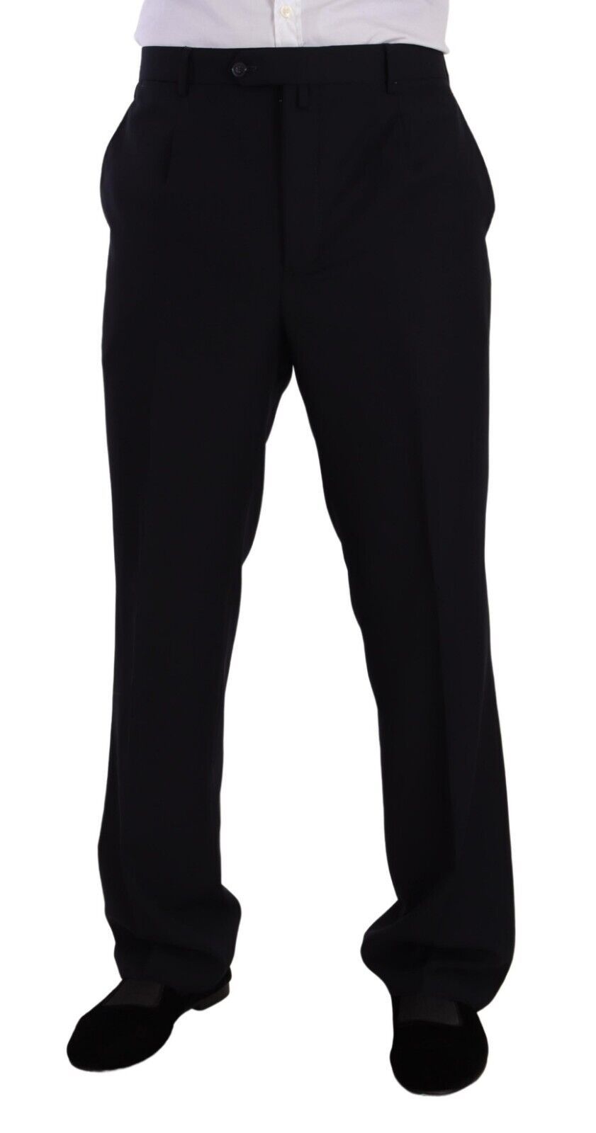 بدلة رسمية من البوليستر الأزرق بصدر واحد من دومينيكو تاجلينتي