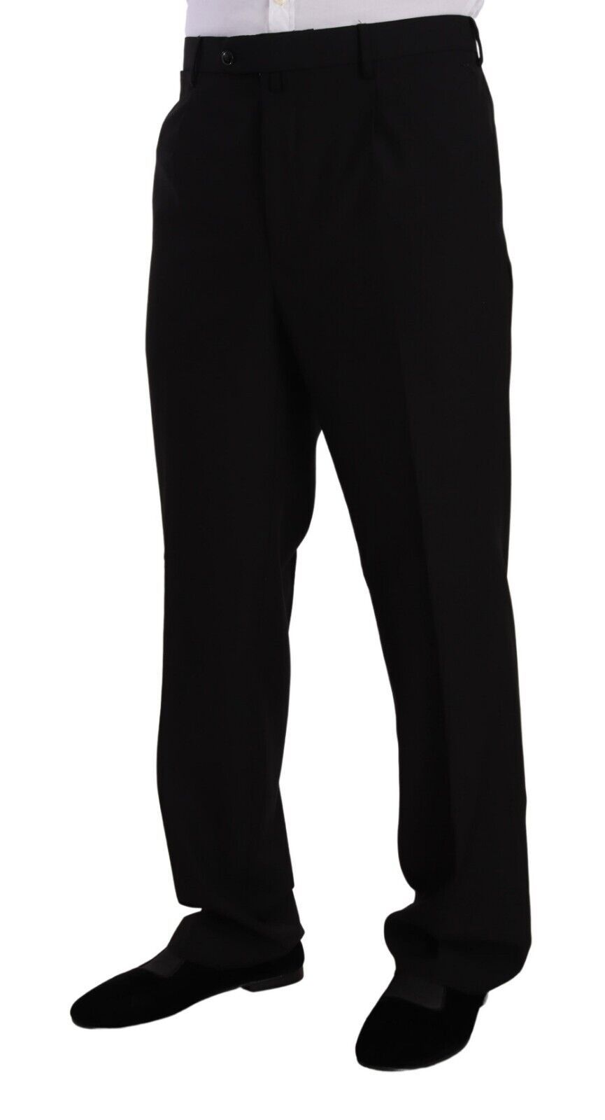 بدلة رسمية من البوليستر الأسود بصدر واحد من دومينيكو تاجلينتي