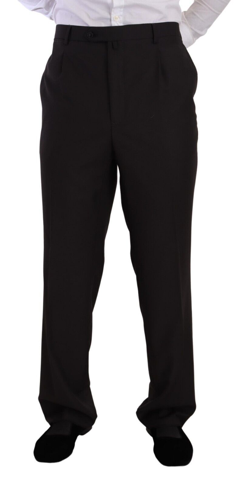 بدلة رسمية من البوليستر الرمادي بصدر واحد من دومينيكو تاجلينتي