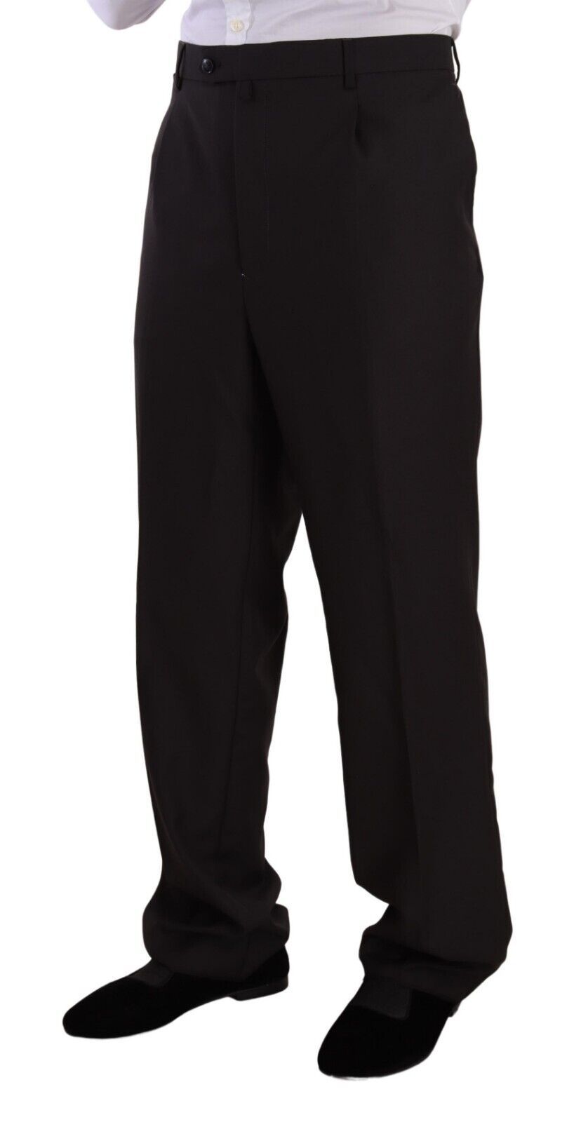 بدلة رسمية من البوليستر الرمادي بصدر واحد من دومينيكو تاجلينتي