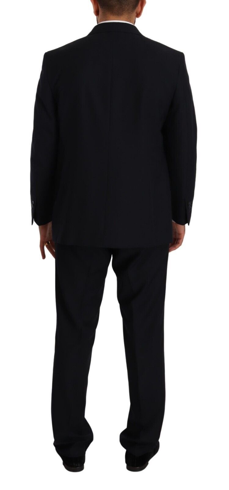 بدلة رسمية من البوليستر الأزرق بصدر واحد من دومينيكو تاجلينتي